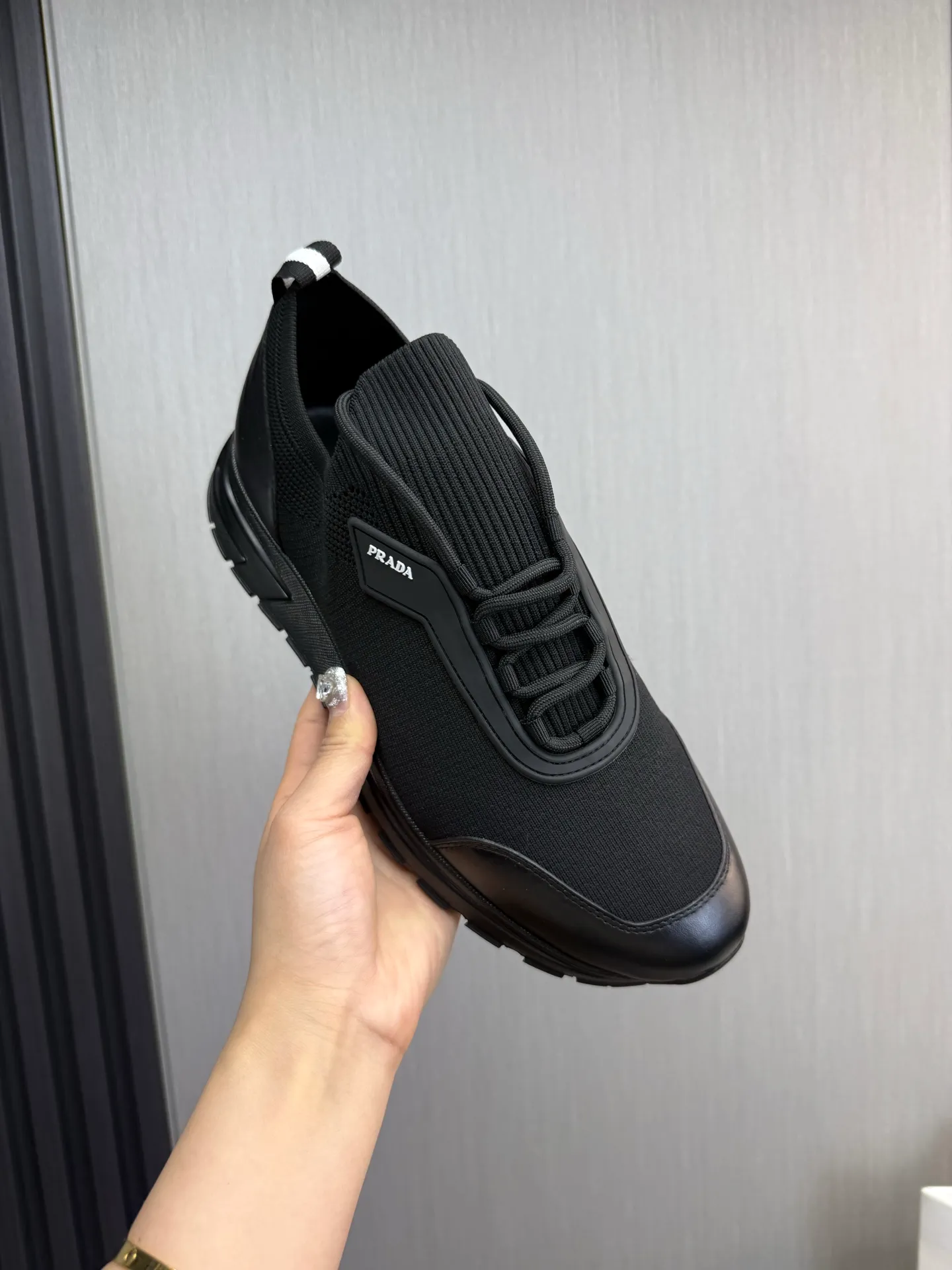 Men's shoes 💰500💰 [PRADA] Men's shoes are popular in the counter, official website is synchronized, 1 high-quality shipment ✔️Original fly-woven cowhide + cowhide lining, original original bottom, 38-45 (45 customized, non-refundable)